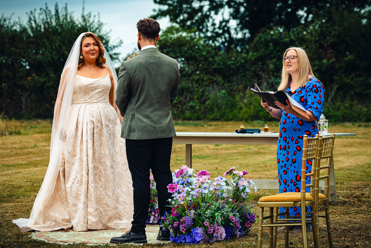 Deb Reed Celebrant Colchester Essex, wedding of Sophie & Harley.